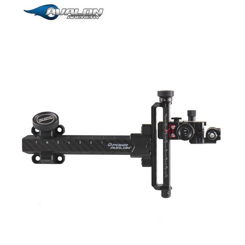 HERACLES ARCHERIE FRANCE VISEUR COMPOUND AVALON POWR CARBON EXTENSION 6 POUCES NOIR LA BREDE MENETROL