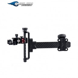 HERACLES ARCHERIE FRANCE VISEUR COMPOUND AVALON POWR CARBON EXTENSION 6 POUCES NOIR LA BREDE MENETROL DOS