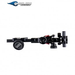 HERACLES ARCHERIE FRANCE VISEUR COMPOUND AVALON POWR CARBON EXTENSION 6 POUCES NOIR LA BREDE MENETROL DOS