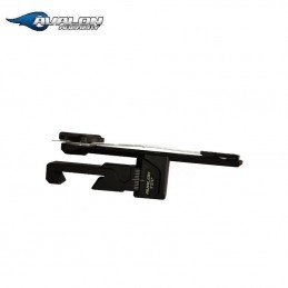 HERACLES ARCHERIE FRANCE BORDEAUX EXTENSION PLATINE CLICKER AVALON SCREW-IN 6/32 CLASSIC STANDARD NOIR