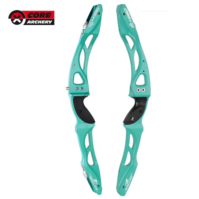 CORE POIGNEE CLASSIQUE 25 POUCES HERACLES ARCHERIE FRANCE BORDEAUX ASTRAL V2 MATT TURQUOISE VERT