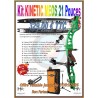 HERACLES ARCHERIE KITS DE NOEL ARC CLASSIQUE KINETIC MEOS 21 POUCES POIGNEE MEOS GRIP BOIS