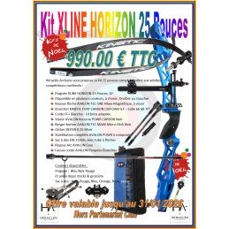 HERACLES ARCHERIE KITS DE NOEL ARC CLASSIQUE XLINE HORIZON 25 POUCES SAC A DOS EXE FLASH STABILISATION AVALON POWR