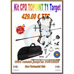 HERACLES ARCHERIE FRANCE KITS NOEL 2025 CIBLE TOPOINT T1 TARGET