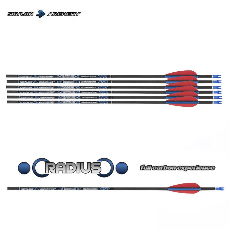 HERACLES ARCHERIE FRANCE BORDEAUX CLERMONT FERRAND FLECHES CARBONE SKYLON RADIUS DI 4.2