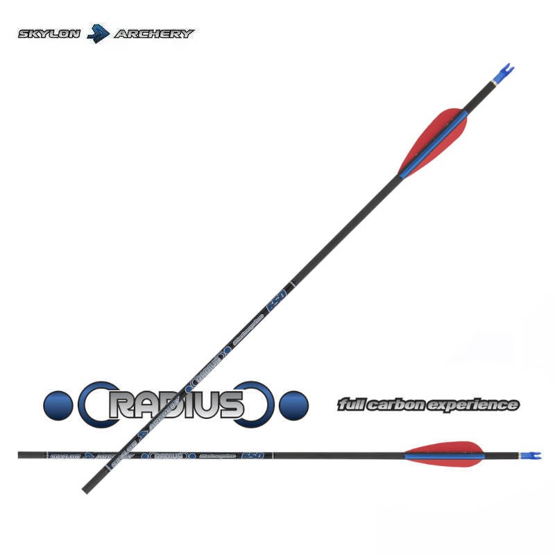 HERACLES ARCHERIE FRANCE BORDEAUX CLERMONT FERRAND FLECHES CARBONE SKYLON RADIUS DI 4.2