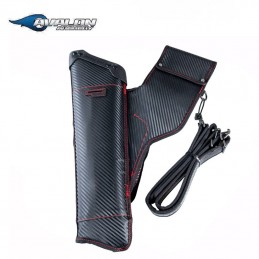 CARQUOIS CIBLE AVALON POWR AVEC CEINTURE 2026 HERACLES ARCHERIE FRANCE BORDEAUX MENETROL NOIR