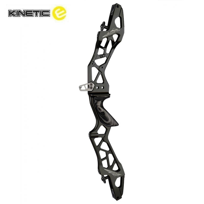 HERACLES ARCHERIE POIGNEE CIBLE KINETIC ALUMINIUM 23 POUCES EVOLIUM BORDEAUX MENETROL NOIR BLACK