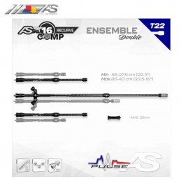 HERACLES ARCHERIE FRANCE BORDEAUX ENSEMBLE STAGILISATION ARC SYSTEME AS X16 RECURVE COMP TELESCOPIQUE CONFIRMES