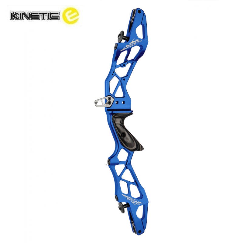 HERACLES ARCHERIE POIGNEE CIBLE KINETIC ALUMINIUM 21 POUCES EVOLIUM BORDEAUX MENETROL BLEU