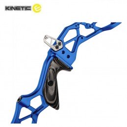 HERACLES ARCHERIE POIGNEE CIBLE KINETIC ALUMINIUM 21 POUCES EVOLIUM BORDEAUX MENETROL BLEU