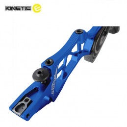 HERACLES ARCHERIE POIGNEE CIBLE KINETIC ALUMINIUM 21 POUCES EVOLIUM BORDEAUX MENETROL BLEU