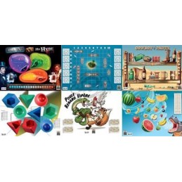 KIT 30 BLASONS JEU PEDAGO