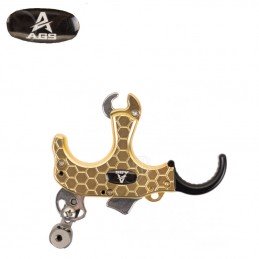 HERACLES ARCHERIE FRANCE DECOCHEUR AGS BLD LAITON VERSION 3 4 DOIGTS BORDEAUX MENETROL