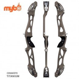 HERACLES ARCHERIE POIGNEE CLASSIQUE 25 POUCES MYBO MY BO ELITE CERAKOTE TITANIUM