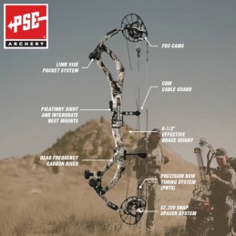 HERACLES ARCHERIE FRANCE COMPOUND CHASSE 2026 PSE SICARIO CAM FDS BORDEAUX LA BREDE BLACK NOIR