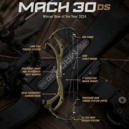 HERACLES ARCHERIE FRANCE COMPOUND CHASSE 2026 PSE MACH 30 DS CARBON CAM FDS BORDEAUX LA BREDE BLACK NOIR