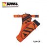 AURORA HERACLES ARCHERIE FRANCE CARQUOIS CLASSIQUE TECHNO LITE 3 TUBES BORDEAUX ORANGE FLUO