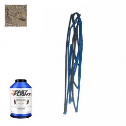 HERACLES ARCHERIE FRANCE MENETROL CLERMONT CORDE ARC CLASSIQUE FAST FLIGHT PLUS FF+ BLEU