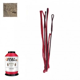 CORDE ARC CLASSIQUE BORDEAUX HERACLES ARCHERIE FRANCE FAST FLIGHT FF+ 70 POUCES ROUGE