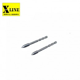 X-LINE POINTES BREAK-OFF MACH STEEL PRO HERACLES ARCHERIE FRANCE LIGNE LA BREDE