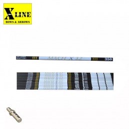 HERACLES ARCHERIE BORDEAUX FRANCE TUBES CARBONE X-LINE MACH X 3.2 CARBON 40 T
