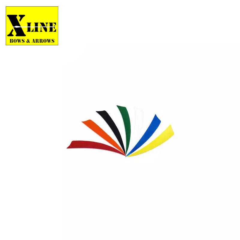 X-LINE XLINE PLUMES NATURELLES SHIELD 4 POUCES HERACLES ARCHERIE LIGNE LA BREDE FRANCE CLERMONT