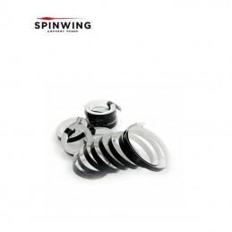 SPIN WINGS RUBAN LIGATURE PLUMES HERACLES ARCHERIE FRANCE LIGNE LA BREDE BLACK NOIR