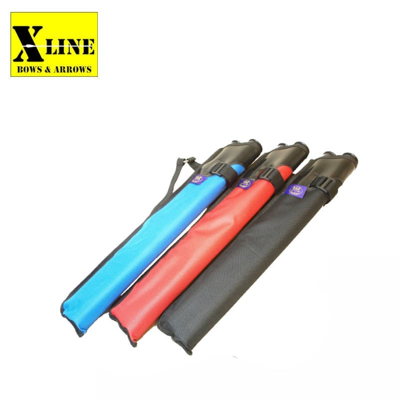 X-LINE XLINE CARQUOIS HANCHE STARTER AMBIDEXTRE  HERACLES ARCHERIE FRANCE LA BREDE CLERMONT LA BREDE BLEU ROUGE NOIR