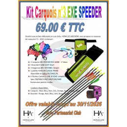 KIT CARQUOIS 2 AVALON TYRO PLUS HERACLES ARCHERIE FRANCE LA BREDE