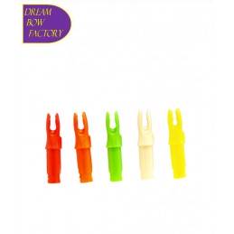Arrow Flash Lot De 100 Encoches (nocks) Easton X 5mm Pour Flèches - Noir - 9 Grains - Neuf Acorn Electron