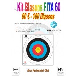 LOT DE 100 FITA 60 JVD