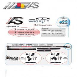 ARC SYSTEME STABILISATION COMPLETE GRAVITY COMPOUD ONE BAR T22 HERACLES ARCHERIE