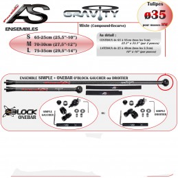 ARC SYSTEME STABILISATION COMPLETE GRAVITY COMPOUD ONE BAR T35 HERACLES LA BREDE FRANCE