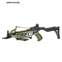 SKORPION PISTOLET ARBALETE PXB 100 NOIR VERT GREEN HERACLES ARCHERIE FRANCE MENETROL CLERMONT FERRAND LA BREDE