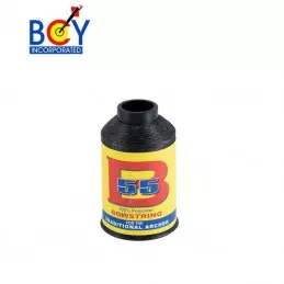 BOBINE CORDE BCY DACRON B55  HERACLES ARCHERIE FRANCE BORDEAUX LA BREDE  NOIR FORMAT 1/4 LBS