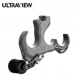 ULTRAVIEW DECOCHEUR 3 DOIGTS UV BUTTON HERACLES ARCHERIE FRANCE CLERMONT FERRAND MENETROL SMOKE GREY