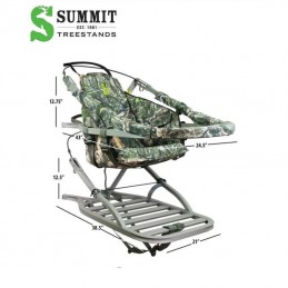 HERACLES ARCHERIE FRANCE TREESTAND AUTO GRIMPANT SUMMIT 180 MAX CLOSED FRONT 10.5 KG ALUMINIUM