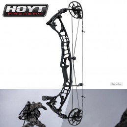 COMPOUND CHASSE HOYT VTM 34 MODELE 2023 HERACLES ARCHERIE FRANCE LA BREDE MENETROL BLACK OUT NOIR