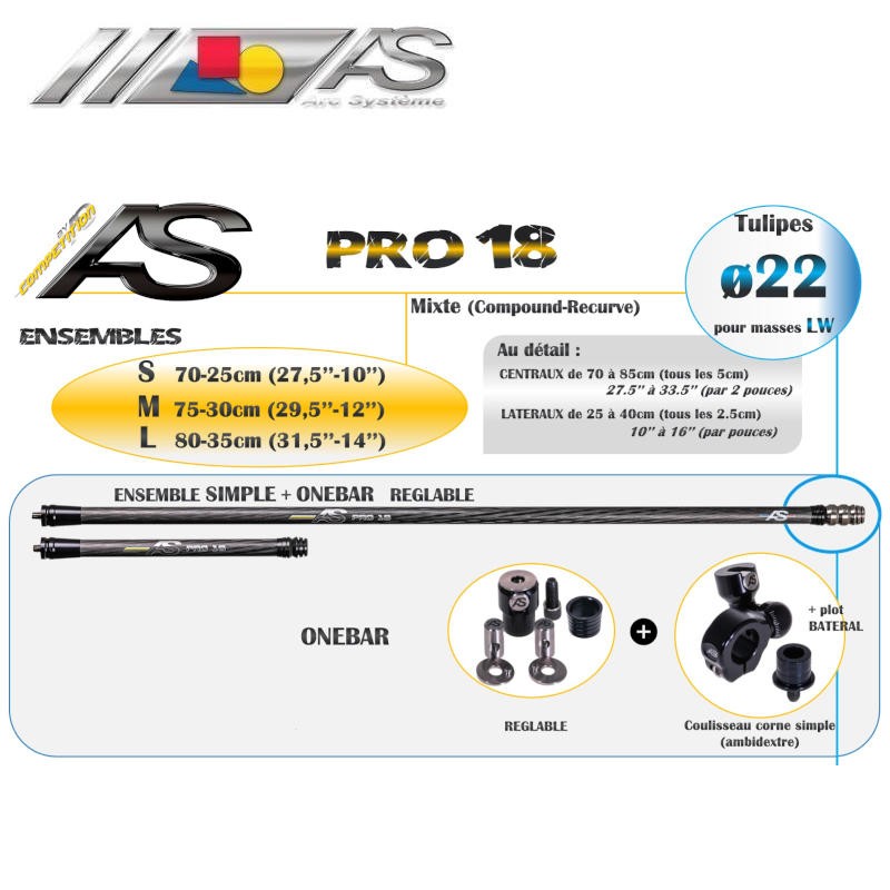 ARC SYSTEME PRO 18 COMPOUND ONE BAR REGLABLE HERACLES ARCHERIE FRANCE LA BREDE T22 MENETROL CLERMONT-FERRAND