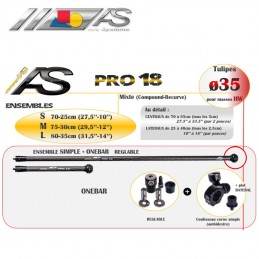 ARC SYSTEME PRO 18 COMPOUND ONE BAR REGLABLE HERACLES ARCHERIE FRANCE LA BREDE T35 MENETROL