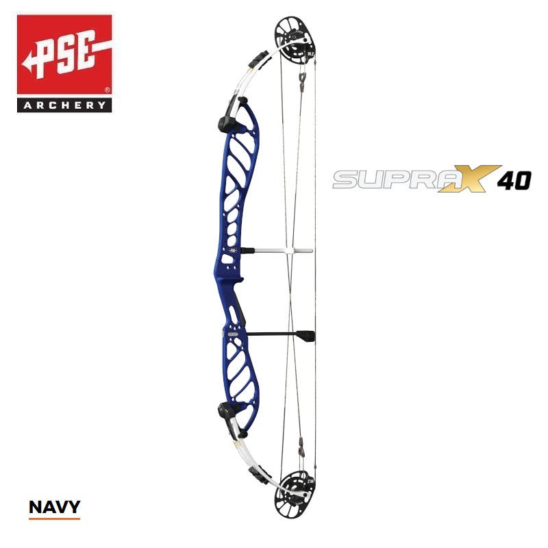 PSE COMPOUND CIBLE SUPRA X 40 M2 2023 HERACLES ARCHERIE FRANCE BORDEAUX LA BREDE MENETROL NAVY BLUE
