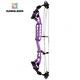 HERACLES ARCHERIE COMPOUND CIBLE SANLIDA HERO 10 II BORDEAUX CLERMONT PURPLE VIOLET