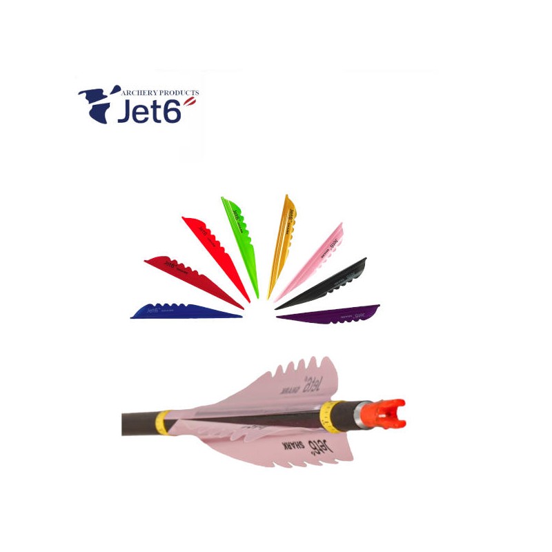 HERACLES ARCHERIE FRANCE BORDEAUX PLUMES PLASTIQUES K&K KOREA ARCHERY JET 6 SHARK MODELE 2024