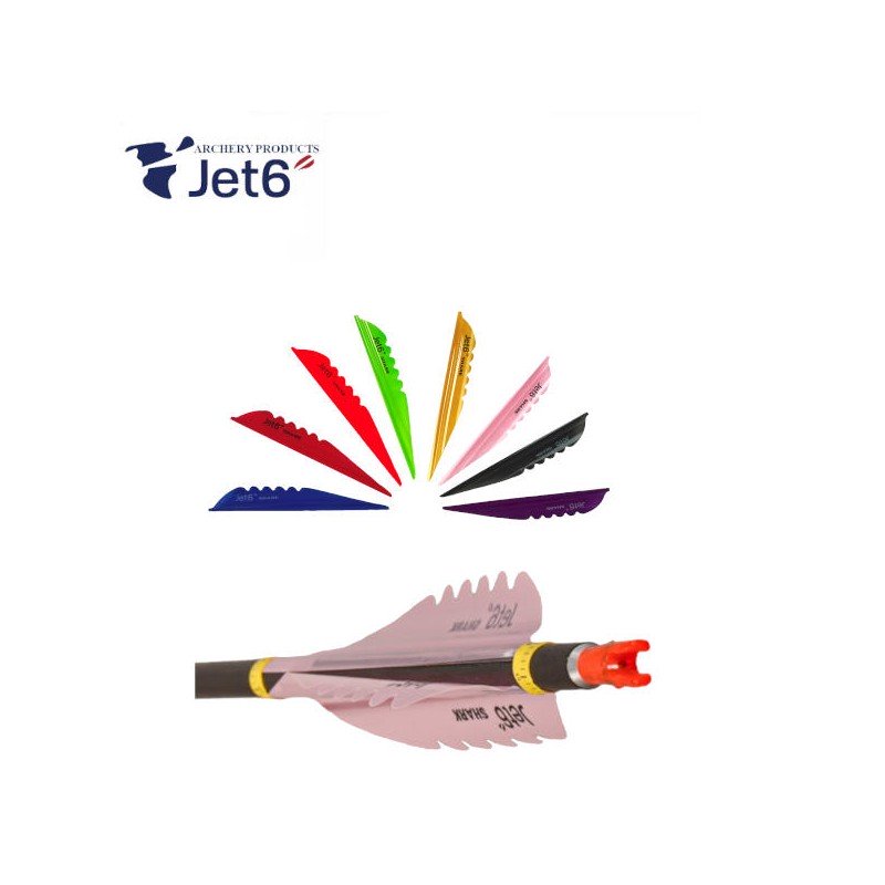 HERACLES ARCHERIE FRANCE BORDEAUX PLUMES PLASTIQUES K&K KOREA ARCHERY JET 6 SHARK MODELE 2024