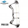 HERACLES ARCHERIE FRANCE BORDEAUX DIAMOND COMPOUND CHASSE PRO 320 NOIR BLACK