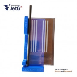 HERACLES ARCHERIE FRANCE BORDEAUX LA BREDE K&K ARCHERY ADHESIF POUR PLUMES JET 6 EMPENNEUSE