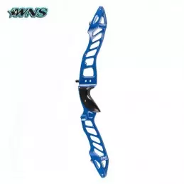 HERACLES ARCHERIE FRANCE BORDEAUX POIGNEE ARC CLASSIQUE WNS WINNERS LIVERATE DX 25 POUCES BLUE BLEU
