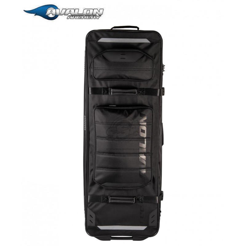 HERACLES ARCHERIE FRANCE BORDEAUX VALISE RIGIDE COMPOUND AVALON TEC TROLLEY 2024 NOIR
